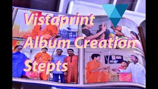 Tutorial  How to Create VistaPrint Album and place the order [upl. by Germaun]