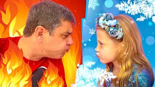 Nastya and a collection of funny stories about dad and Nastyas friends [upl. by Honey]