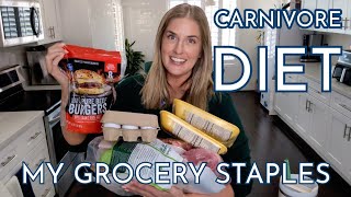 Carnivore Grocery Haul for Beginners My Weekly Grocery Staples [upl. by Ylehsa]