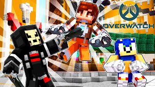 We Play OVERWATCH In Minecraft 113  Sonic Survival Adventures  Minecraft [upl. by Dwaine]