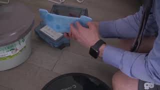 How to set up a Robot Vacuum to a Mop？with Coredy robtic water tank attachment [upl. by Mrots]