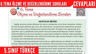 6TEMA ÖLÇME VE DEĞERLENDİRME SORULARI Cevapları 5Sınıf Türkçe Ders Kitabı sayfa188189190 KOZA [upl. by Ossy]