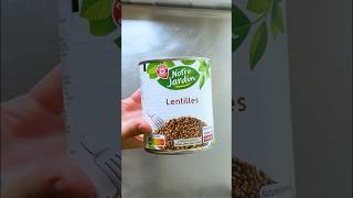 Comment cuisiner une boîte de lentilles  recette lentilles cuisine [upl. by Adey]