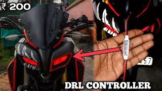 MT15 EYE FLASHER MODIFICATION 🔥  DRL FLASHER FOR BIKE [upl. by Lobiv]