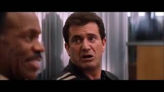 Lethal Weapon 4 1998 Riggs amp Murtaugh get promoted to captain scene [upl. by Zevahc]