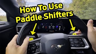 How to Use Paddle Shifters [upl. by Ahseikram209]