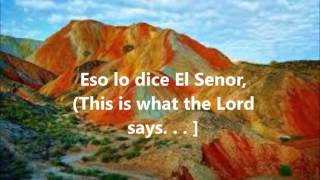 El Salvador  La Montana lyrical video for spanish class [upl. by Nickerson86]