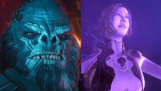 Halo Infinite Cortana with Atriox all Cutscene [upl. by Ranger34]