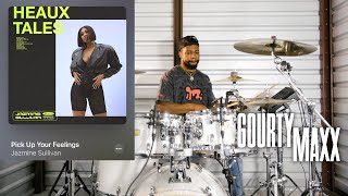 Jazmine Sullivan  Pick Up Your Feelings  Drum Cover  Vibe Live Arrangement  Gourty Maxx [upl. by Elohcan]