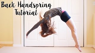 How to do a Back Handspring [upl. by Esma]