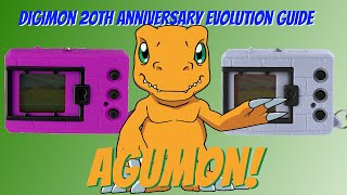 How To Get Agumon  Digimon VPet Evolution Guide  20th Anniversary Digimon Digivice [upl. by Nylecoj]