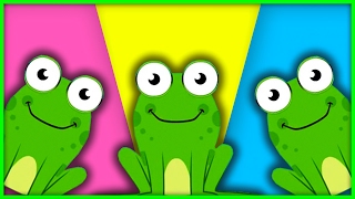 5 Little Speckled Frogs  Classic Nursery Rhyme Singalong with Lyrics [upl. by Hayimas512]