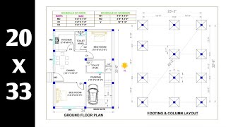 24x33 house plan  2bhk building plan with car parking  Makan ka naksha [upl. by Jervis]