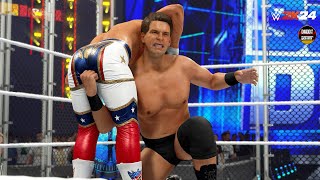 Revenge Match  Cody Rhodes vs JBL  Steel Cage  WWE 2K24 Gameplay [upl. by Gregoire]