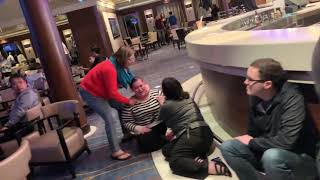 Passenger Captures Frightening Moment on Cruise Ship [upl. by Anaicul]