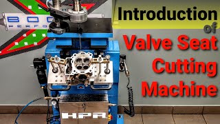 Making of valve seat cutting machine  Introduction of the machine [upl. by Nnawaj442]