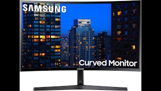 Experience the Future Samsung 27 CF39 Curved Monitor Review [upl. by Ecnav997]