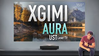 quotMINDBLOWINGquot🔥 XGIMI Aura 4K UST Laser projector Full review [upl. by Gord]