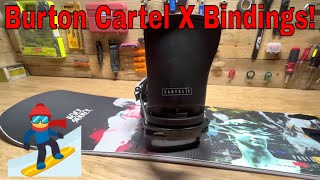 Burton Cartel X Snowboard Bindings Review Burton Snow Board Bindings Review 2021 Burton Cartel [upl. by Enaj]