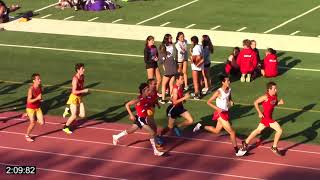 2018 Sheldon Distance Carnival  Varsity Boys 1600 meters section 1 [upl. by Blessington]