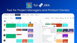 10  minutes Demo  TeamBoard ProScheduler for Jira [upl. by Eimmit]