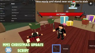 KEYLESS Murder Mystery 2 Christmas Update Script ❄️  Best Script For Mm2 [upl. by Gnilyarg]