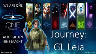 SWGOH  GL Leia Organa Journey Tier 6  Mods [upl. by Barthel894]