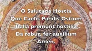 O Salutaris Hostia  J Handl Gallus [upl. by Lletnuahs]