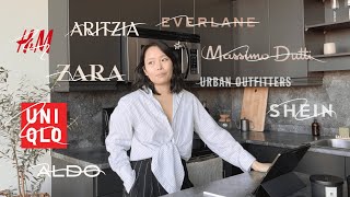 these brands are LYING to you  greenwashing 101 uniqlo zara aritzia shein everlane hampm [upl. by Saraann]