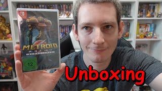 Metroid Prime Remastered Unboxing  Nintendo Switch   Deutsch [upl. by Kcin]