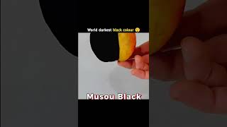 world darkest black colour 😲shorts facts sciencefacts daliyfacts viral amazingfacts [upl. by Cristiona]