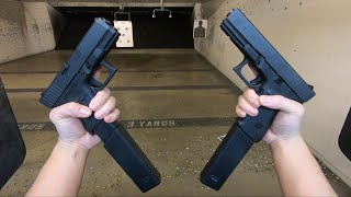 KRISS MagEx2 Extended Magazines with Glock 30SF and Glock 21SF 45ACP [upl. by Eidur85]