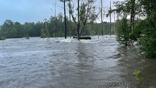 Boiling Spring lakes September 16 massive flooding [upl. by Demakis]