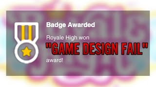 How Royale High FAILED Its Own Game Design [upl. by Motch]