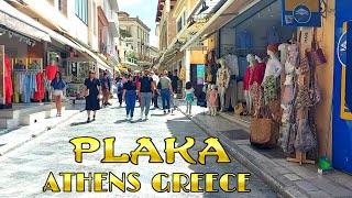 WALKING AROUND PLAKA ATHENSGREECE 2024 [upl. by Arianna]