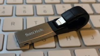 SanDisk iXpand Flash Drive Unboxing and Setup [upl. by Pleione218]