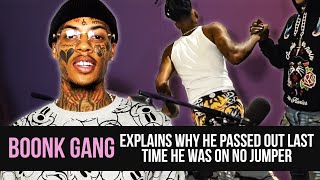 Boonk explains why he passed out last time he was on No Jumper [upl. by Shalna]