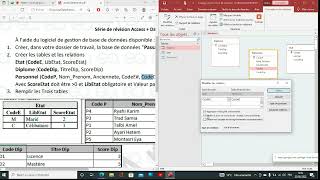 Bac economie Informatique Access  pandas les dataframes [upl. by Niran]