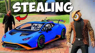 Stealing Animated Lamborgini sa mga Mafia sa GTA 5 [upl. by Lorollas]