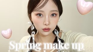 激盛れ春メイク🌸🎀 spring makeup [upl. by Otrevire889]