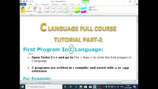 C LANGUAGE PART  2 Create First Program In C Language Header File ECL365CLASSES [upl. by Leeanne]