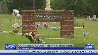 Some Edgecombe County residents concerned CSX rail yard could affect cemetery [upl. by Hsenid381]