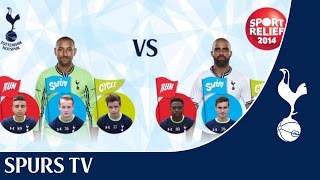 Spurs TV Exclusive  Sport Relief  TeamSandro vs TeamGomes [upl. by Rachelle]