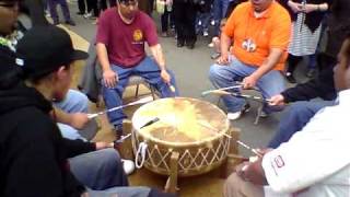 Native American Drum Group  NW Folklife Festival 2010 [upl. by Graehme404]