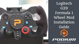 Logitech G29  G923 Formula 1 Wheel Mod Installation Guide [upl. by Ovatsug]