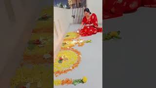 Diwali celebration rangoli [upl. by Refinnaj288]