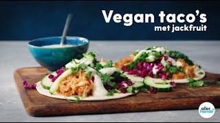 Taco’s met vegan pulled jackfruit – recept – Allerhande [upl. by Amat]