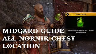 God of War Ragnarok Guide  All Midgard Nornir Chest Location [upl. by Aleunamme137]