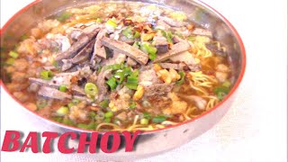 Batchoy Recipe Ilonggo Style Filipino Staple Dish [upl. by Oterol]