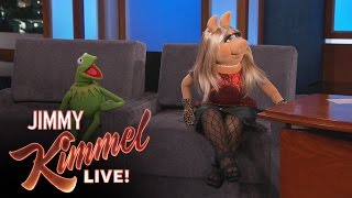 Kermit the Frog amp Miss Piggy on Jimmy Kimmel Live [upl. by Orvan667]